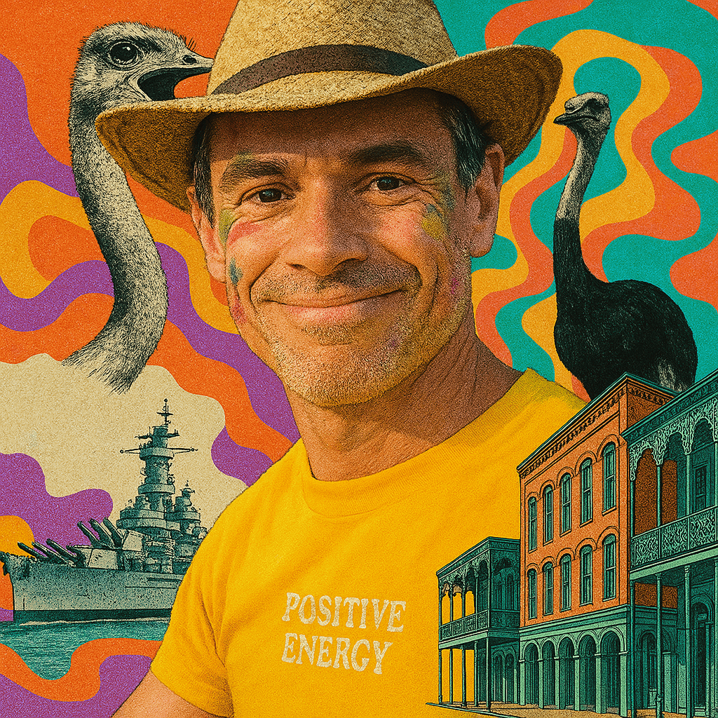 Cartoon rendering of Mani's profile pic