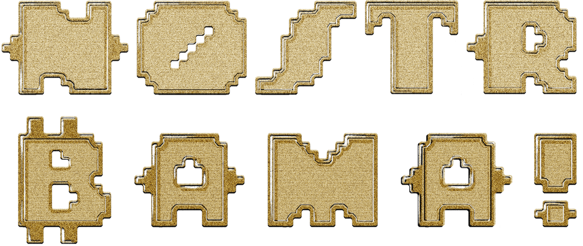Nostrbama logo rendered in gold